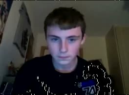 Blue-eyed Cutie with Nice Uncut Cock